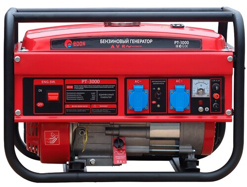 Купить Электрогенератор   бензиновый EDON PT-3000  9137354. Характеристики, отзывы и цены в Донецке