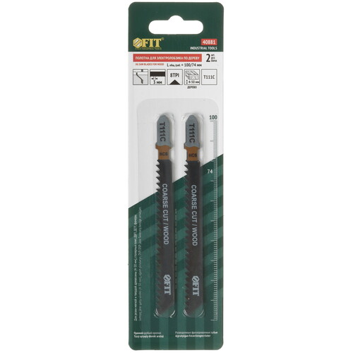 Купить Пилки для лобзика FIT 40881  5636673. Характеристики, отзывы и цены в Донецке