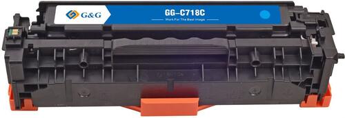 Купить Картридж лазерный G&G GG-C718C голубой, с чипом  9914083. Характеристики, отзывы и цены в Донецке