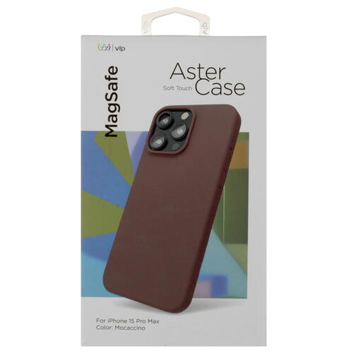 Купить Накладка  VLP Aster Case для Apple iPhone 15 Pro Max коричневый  5426100. Характеристики, отзывы и цены в Донецке