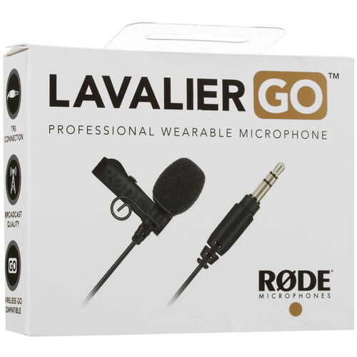 Купить Микрофон RODE Lavalier GO черный  4872824. Характеристики, отзывы и цены в Донецке