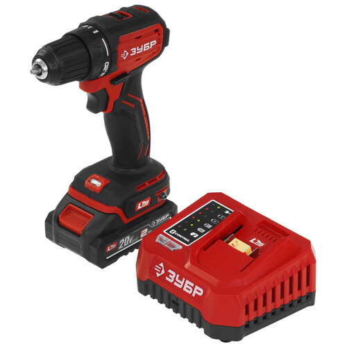 Купить Дрель-шуруповерт ЗУБР ДБ-45-21 LMS 20V  9279430. Характеристики, отзывы и цены в Донецке
