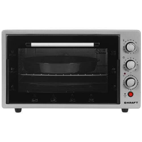 Купить Мини-печь Kraft KF-MO 4506 GR серый  8189989. Характеристики, отзывы и цены в Донецке