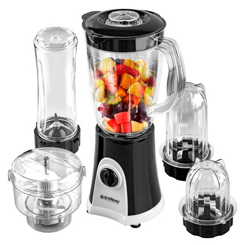 Купить Блендер стационарный Endever SIGMA-203 черный  9082705. Характеристики, отзывы и цены в Донецке