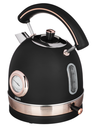 Купить Электрочайник LEBEN 291-093 черный  9237186. Характеристики, отзывы и цены в Донецке
