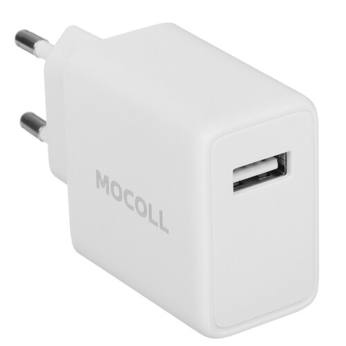 Купить Сетевое зарядное устройство MOCOLL Lion Series 12W белый  5470413. Характеристики, отзывы и цены в Донецке
