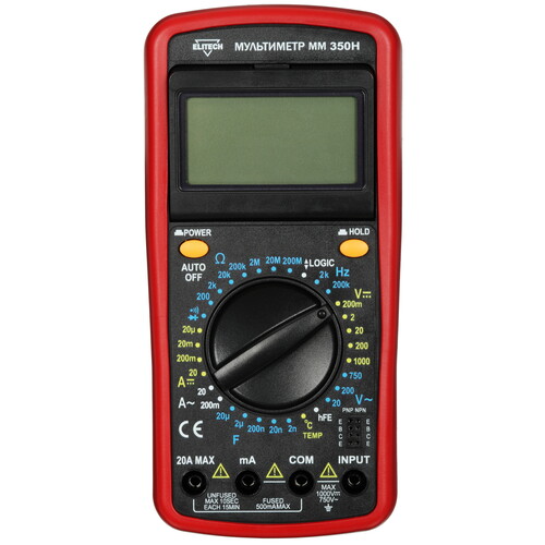 Купить Мультиметр Elitech ММ 350Н  9110540. Характеристики, отзывы и цены в Донецке