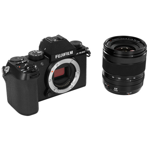 Купить Беззеркальный фотоаппарат FujiFilm X-S20 Kit XF 16-50 mm черный  5481999. Характеристики, отзывы и цены в Донецке
