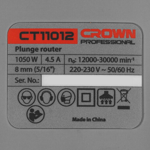 Купить Фрезер Crown CT11012  5604299. Характеристики, отзывы и цены в Донецке