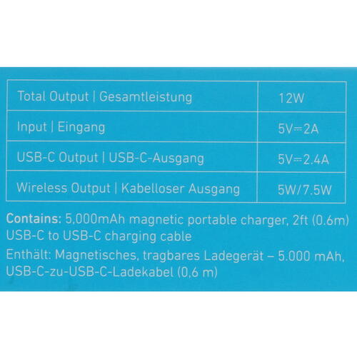Купить Портативный аккумулятор Anker 321 MagGo белый  5451740. Характеристики, отзывы и цены в Донецке