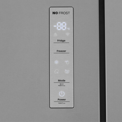 Купить Холодильник Side by Side   Hisense RS840N4AIF серебристый  9300178. Характеристики, отзывы и цены в Донецке