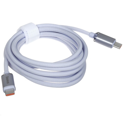 Купить Кабель круглый Baseus USB Type-C - USB Type-C фиолетовый 2 м  9167065. Характеристики, отзывы и цены в Донецке