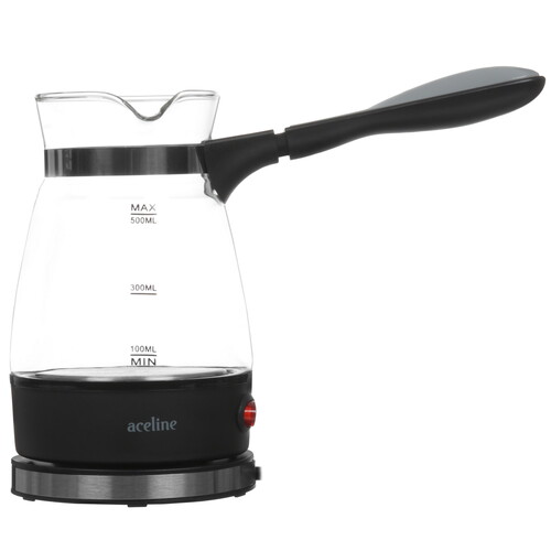 Купить Электрическая турка Aceline ETCM-500 Glass черный  9104210. Характеристики, отзывы и цены в Донецке