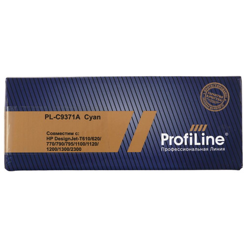 Купить Картридж Profiline PL-C9371A (№72) голубой  9101600. Характеристики, отзывы и цены в Донецке