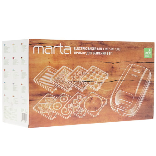 Купить Универсальный пекарь Marta MT-SM1738B голубой  9148439. Характеристики, отзывы и цены в Донецке