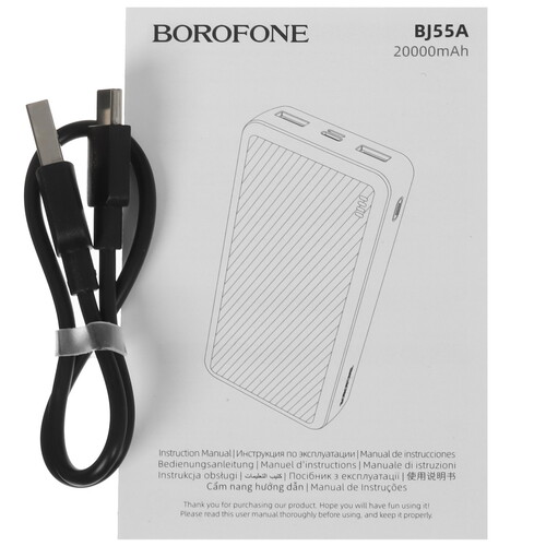 Купить Портативный аккумулятор Borofone BJ55A черный  5456234. Характеристики, отзывы и цены в Донецке