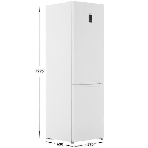 Купить Холодильник с морозильником   Candy CCRN6200WD белый  9273061. Характеристики, отзывы и цены в Донецке