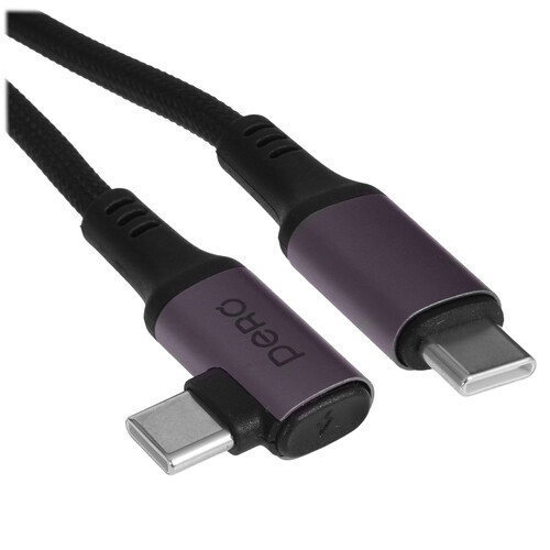 Купить Кабель круглый PERO USB Type-C - USB Type-C черный 1.5 м  9288772. Характеристики, отзывы и цены в Донецке