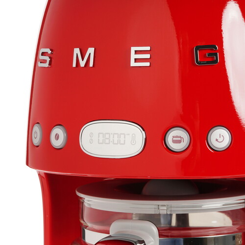 Купить Кофеварка капельная SMEG DCF02RDEU красный  5313375. Характеристики, отзывы и цены в Донецке
