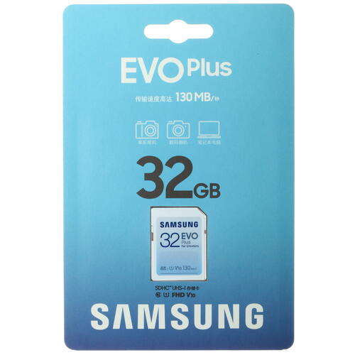 Купить Карта памяти Samsung EVO Plus SDHC 32 ГБ [MB-SC32K/CN]  5068836. Характеристики, отзывы и цены в Донецке
