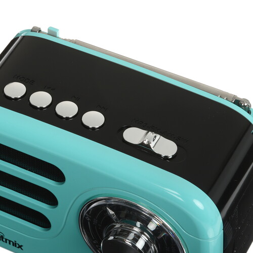 Купить Радиоприемник Ritmix RPR-033 бирюзовый  9201100. Характеристики, отзывы и цены в Донецке