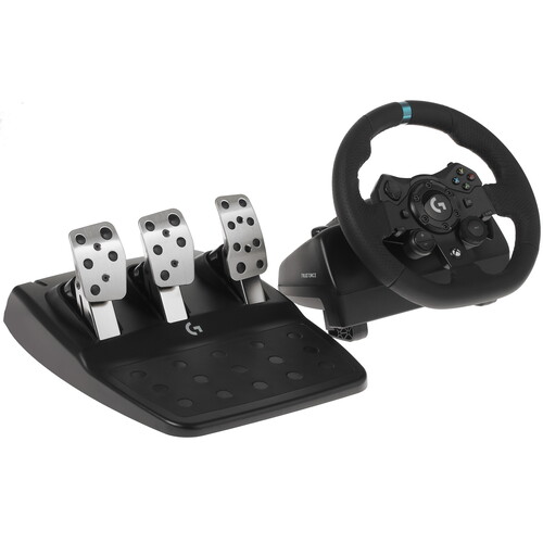 Купить Руль Logitech G923 черный  4725190. Характеристики, отзывы и цены в Донецке