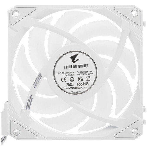 Купить Комплект вентиляторов GIGABYTE AORUS EZ CHAIN FAN 120 ICE [GP-ECFAN1203 ICE] белый  5609497. Характеристики, отзывы и цены в Донецке