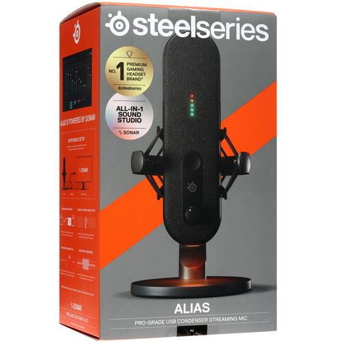 Купить Микрофон Steelseries Alias черный  5485691. Характеристики, отзывы и цены в Донецке