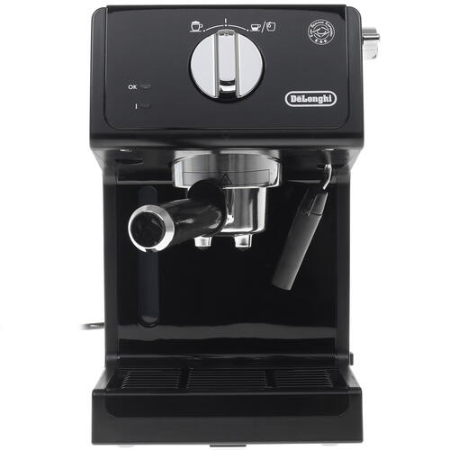 Купить Кофеварка рожковая DeLonghi ECP 31.21 черный  8116359. Характеристики, отзывы и цены в Донецке
