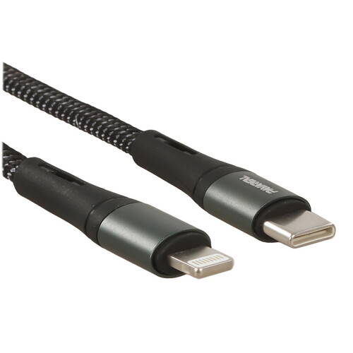 Купить Кабель круглый PAVAREAL Lightning 8-pin - USB Type-C черный 1 м  5480258. Характеристики, отзывы и цены в Донецке