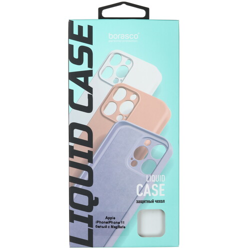 Купить Накладка  BoraSCO Liquid Case для Apple iPhone 11 белый  5601726. Характеристики, отзывы и цены в Донецке