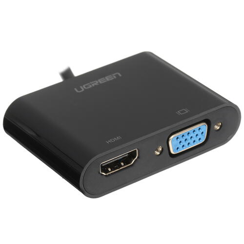 Купить Переходник однонаправленный Ugreen HDMI - VGA/HDMI+Jack 3.5, 0.3 м  4714425. Характеристики, отзывы и цены в Донецке