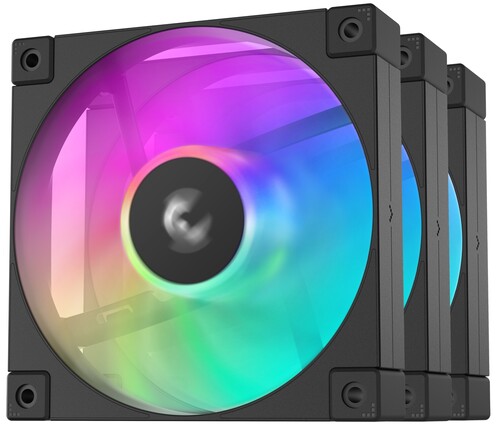 Купить Комплект вентиляторов DEEPCOOL FD12 [R-FD12-BKAPN3-G] черный  5496099. Характеристики, отзывы и цены в Донецке