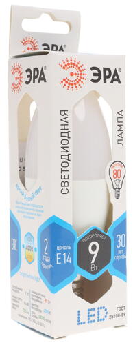 Купить Лампа светодиодная ЭРА LED smd B35-9w-840-E14  1184456. Характеристики, отзывы и цены в Донецке