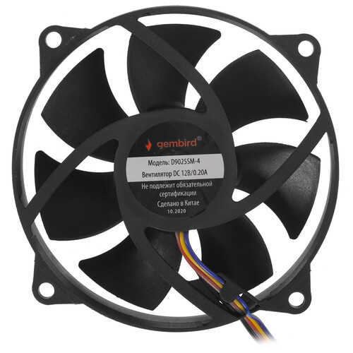 Купить Вентилятор Gembird [D9025HM-4] черный  5030615. Характеристики, отзывы и цены в Донецке