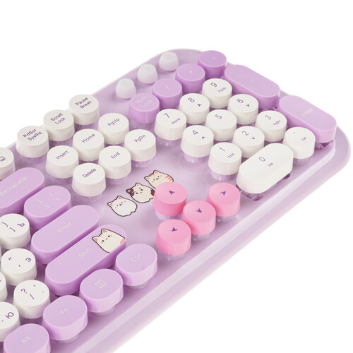 Купить Клавиатура+мышь беспроводная   MOFii SMK-648M3AG фиолетовый  9241072. Характеристики, отзывы и цены в Донецке