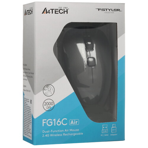 Купить Мышь беспроводная A4Tech Fstyler FG16C Air  5435540. Характеристики, отзывы и цены в Донецке