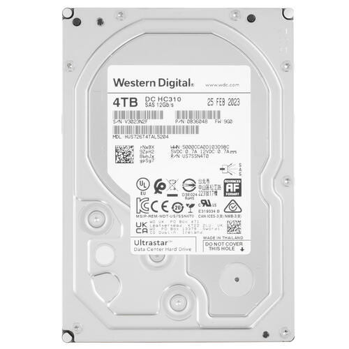 Купить LFF (3.5") Серверный HDD WD Ultrastar DC HC310 HUS726T4TAL5204  5408792. Характеристики, отзывы и цены в Донецке