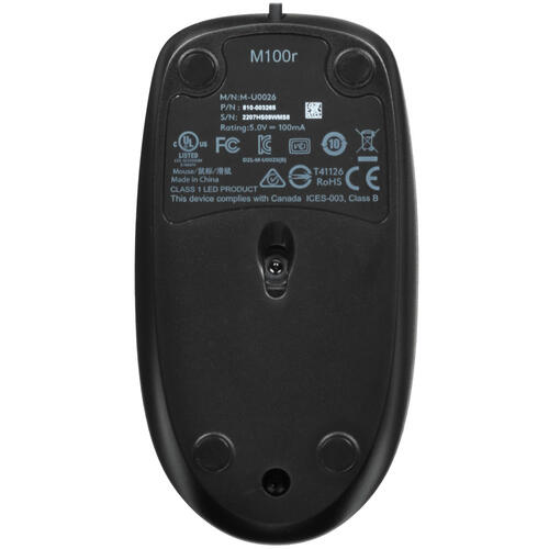 Купить Мышь проводная Logitech M100r  5430690. Характеристики, отзывы и цены в Донецке
