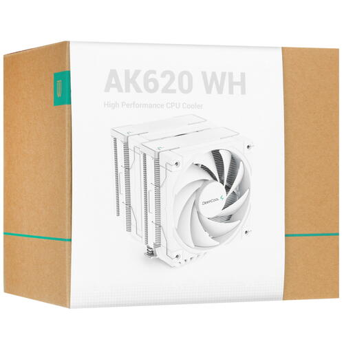 Купить Кулер для процессора DEEPCOOL AK620 WH  5005798. Характеристики, отзывы и цены в Донецке