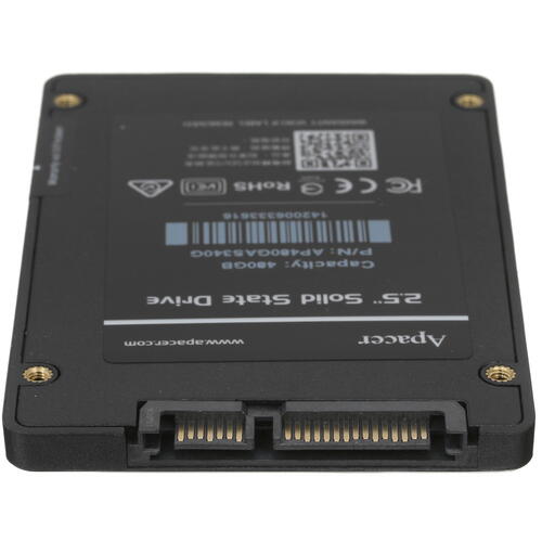 Купить 480 ГБ 2.5" SATA накопитель Apacer AS340 PANTHER [AP480GAS340G-1]  1628746. Характеристики, отзывы и цены в Донецке