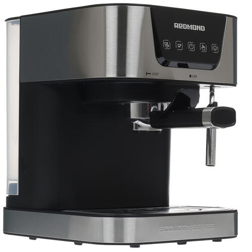 Купить Кофеварка рожковая Redmond RCM-M1513 серебристый  1314463. Характеристики, отзывы и цены в Донецке