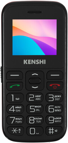 Купить Сотовый телефон KENSHI SM231 красный/черный  9045568. Характеристики, отзывы и цены в Донецке