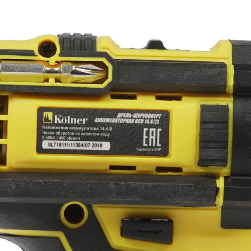 Купить Дрель-шуруповерт Kolner KCD 14.4/2L  1143412. Характеристики, отзывы и цены в Донецке