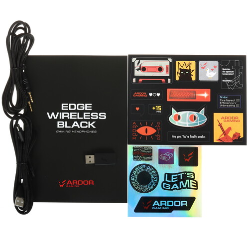 Купить Беспроводные/проводные наушники ARDOR GAMING Edge Wireless черный 2025  9184088. Характеристики, отзывы и цены в Донецке