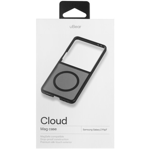 Купить Накладка  uBear Cloud Mag Case для Samsung Galaxy Z Flip7 черный/прозрачный  5639895. Характеристики, отзывы и цены в Донецке