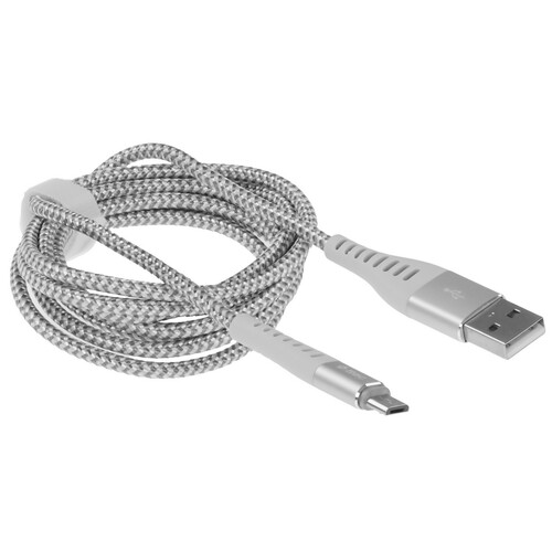 Купить Кабель круглый TTEC micro USB - USB 2.0 Type-A серый 1.5 м  9140763. Характеристики, отзывы и цены в Донецке