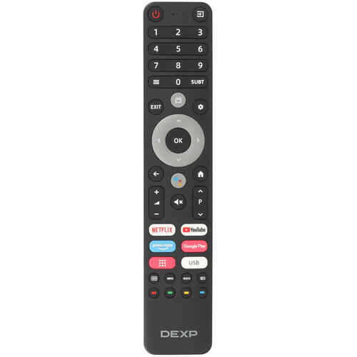 Купить 65" (165 см) Телевизор DEXP Q651 серый  5077346. Характеристики, отзывы и цены в Донецке