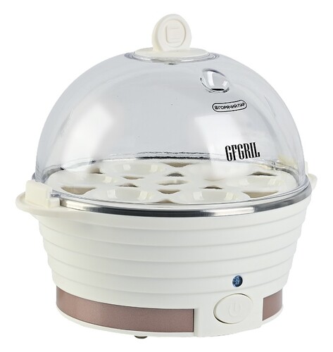 Купить Пароварка-яйцеварка GFGRIL GFS-3 белый  5499638. Характеристики, отзывы и цены в Донецке