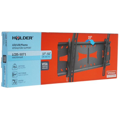 Купить Кронштейн для ТВ Holder LCDS-5071 черный  4852161. Характеристики, отзывы и цены в Донецке